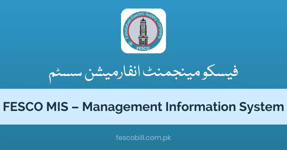 FESCO MIS – Management Information System